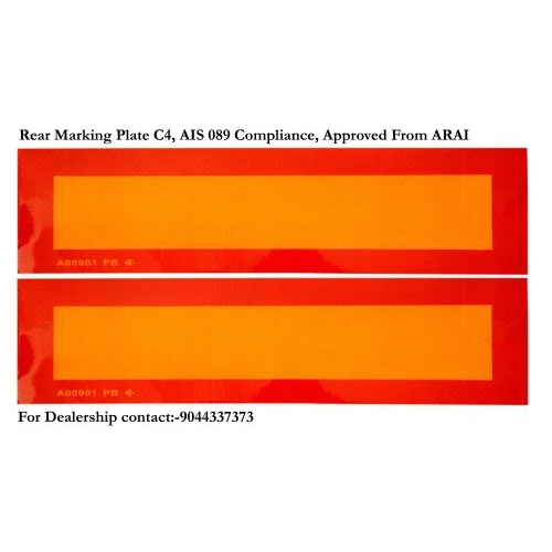 C3 Rear Marking Plate