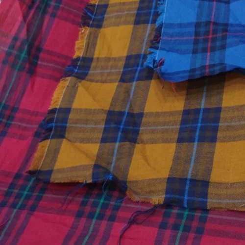 Fancy Twill Checks Fabric