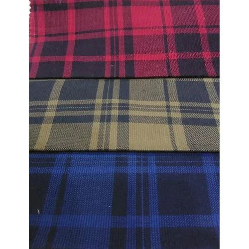 Washable Check Shirt Cotton Fabric