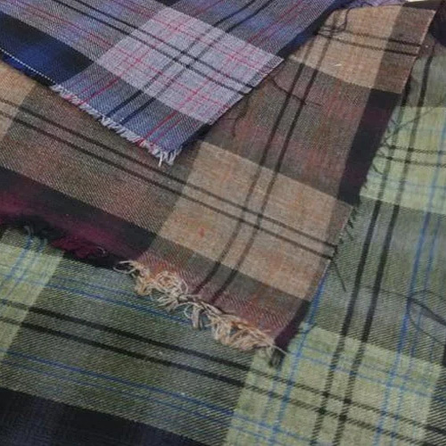 Yarn Dyed Linen Checks Fabric