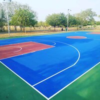 Synthetic Basketball Court