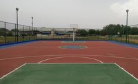 Synthetic Basketball Court