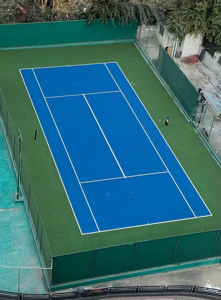 Synthetic Tennis Court