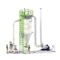 Air Classifying Mill Plant - Stainless Steel, 150 Kg/hr Capacity, Gray | Eco-friendly, Low Noise, 2 Hp Motor, 220 Volt, 1-year Warranty, Automatic Operation