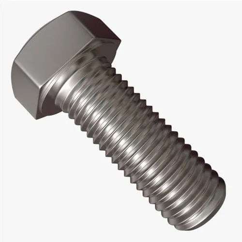 Silver Stainless Steel Industrial Hex Bolt