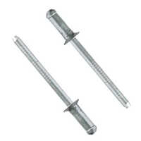 Stainless Steel Blind Rivet - 4.8 Inch Length, Silver Finish | Industrial Use, Durable Stainless Steel Material