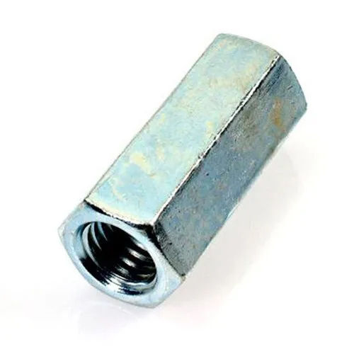 Silver Hex Long Nut