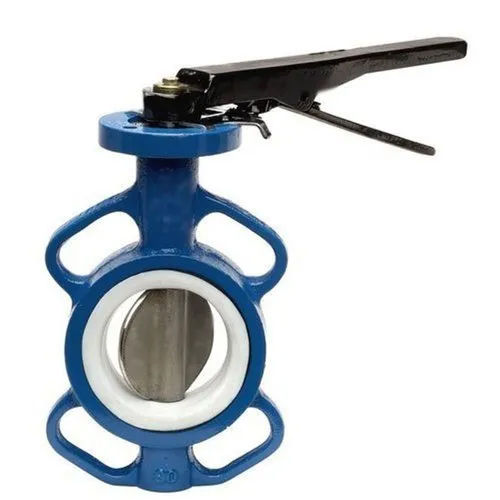 Blue Ptfe Butterfly Valves