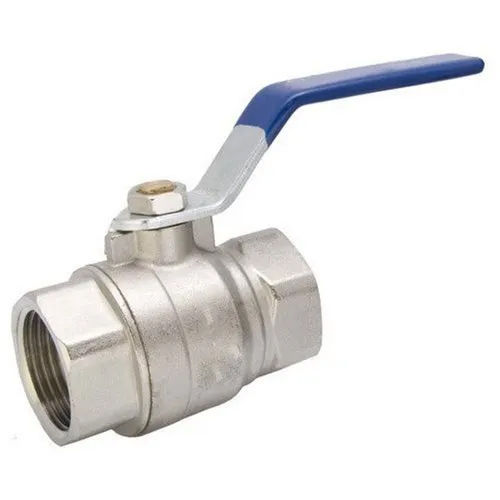 Silver Mild Steel Ball Valve