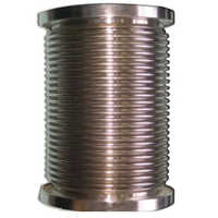 Ss Corrugated Bellow Hose - Stainless Steel, 1" To 12" Size, Silver Color | Industrial Cylindrical Design