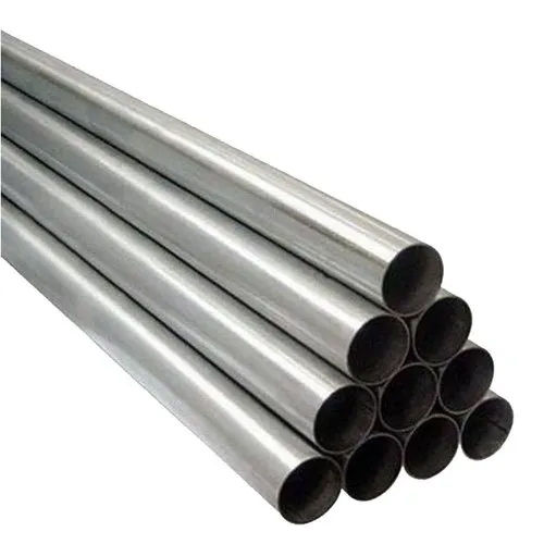 Silver Mild Steel Round Pipe