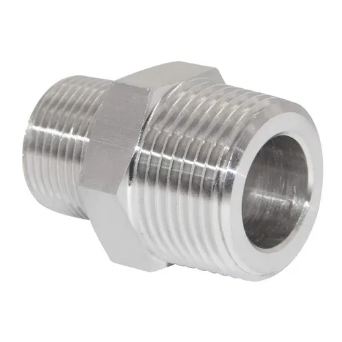 SS Hydraulic Hex Nipple