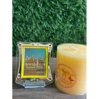 Golden Temple Swaroop With Frame Car Dashboard Religious Gift Items - Glass,  Lightweight, Golden Color | Easy To Clean, Eco-friendly, Hygienic, Rust Proof, Coated Finish