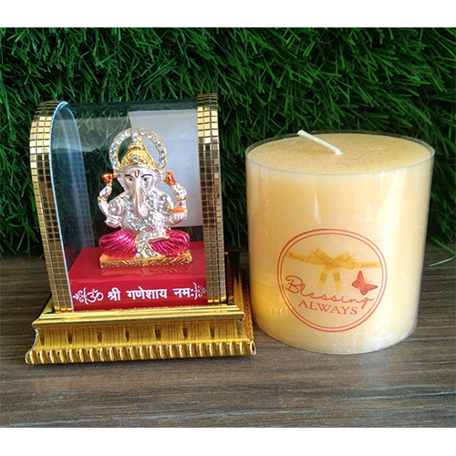 Ganesha JI  covered with glass for Car Dashboard Religious Gifts