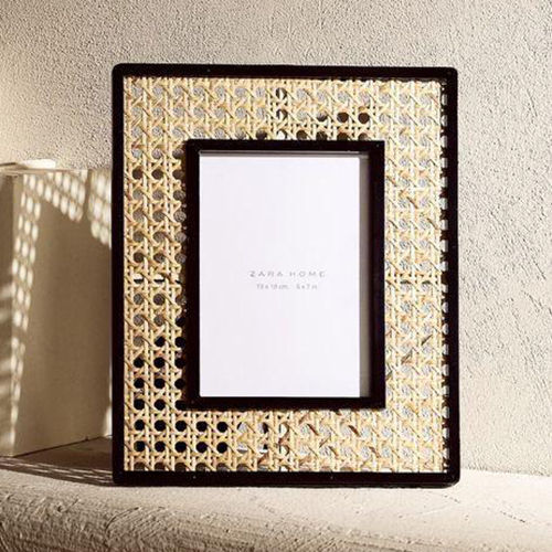 Cane Webbing Photo Frame