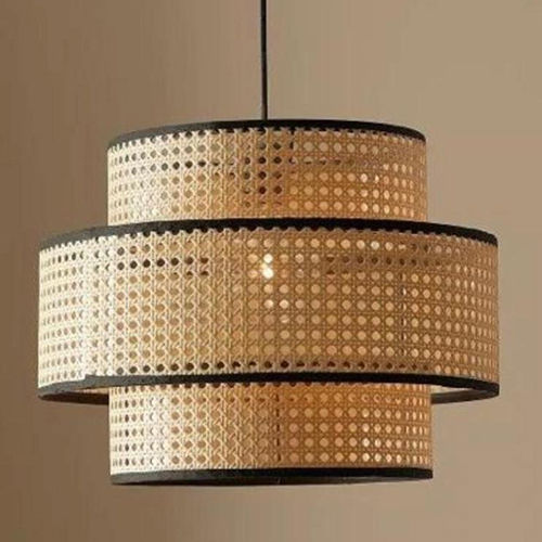 Cane Webbing Hanging Lamp