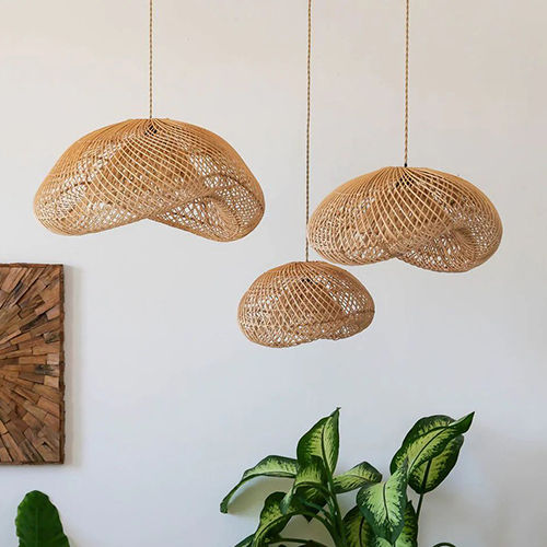 Rattan Cane Hanging Lamp