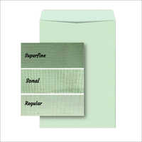 Cloth Pasted Green Envelope