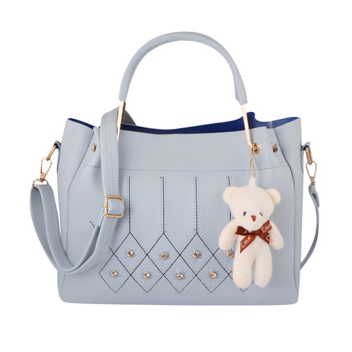 Ladies Gray Teddy Purse