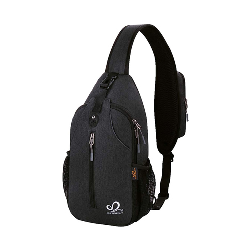Mens Black Side Bag