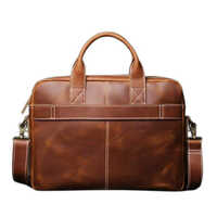 Leather Laptop Bag - Customized Size Modern Design | Moisture Proof Elegant Leather Material