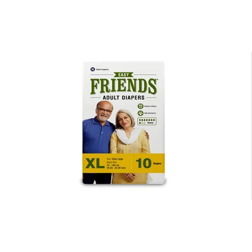 White Friends Easy Adult Diapers