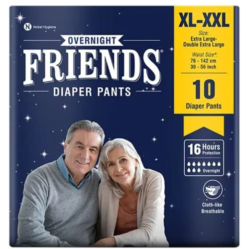 Overnight Friends Adults Diapers pant Xl- XXl Size