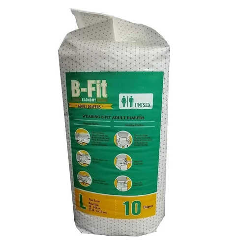 B Fit Economy Adult Diapers Large