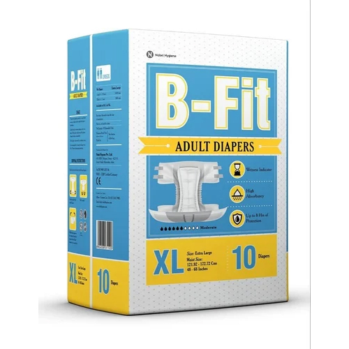 White B Fit Adult Diaper Xl Extra Large