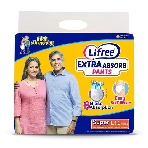 Lifree Extra Absorb Diaper Pants L10