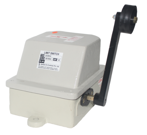 Heavy Duty Lever Limit Switch - 40A, IP54 Protection Level, 500V AC Max, 12-Month Warranty, Ideal for EOT Crane and Goliath Crane Applications