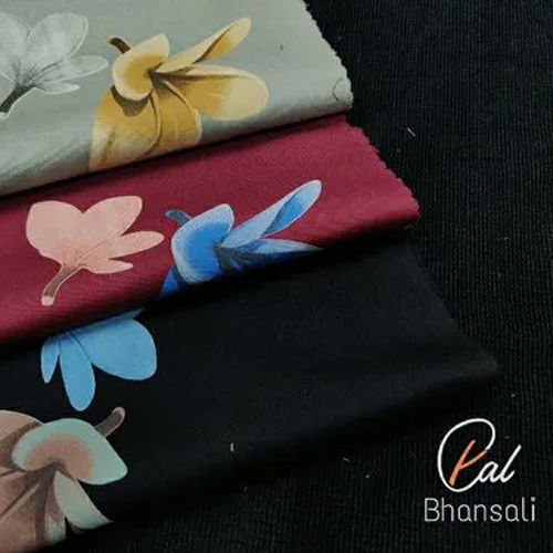 Digital Floral Printed Fabric