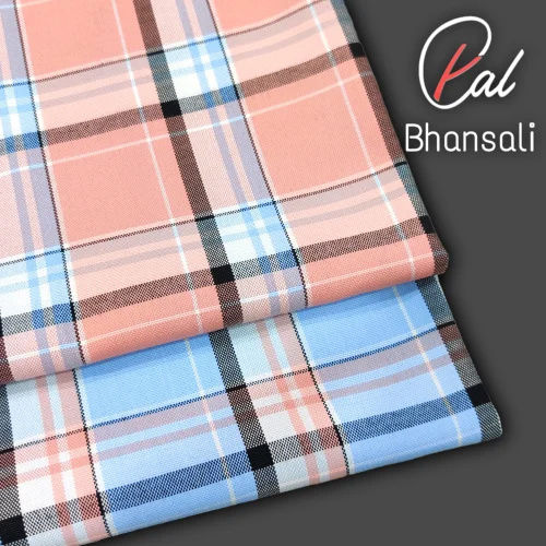 Washable Yarn Dyed Oxford Checks Fabric