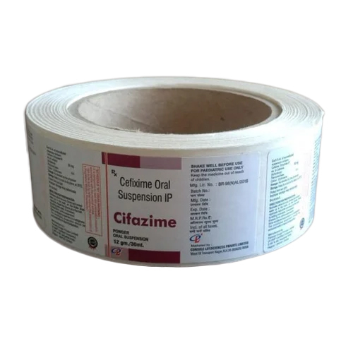 Pharmaceutical Printed Chromo Paper Labels