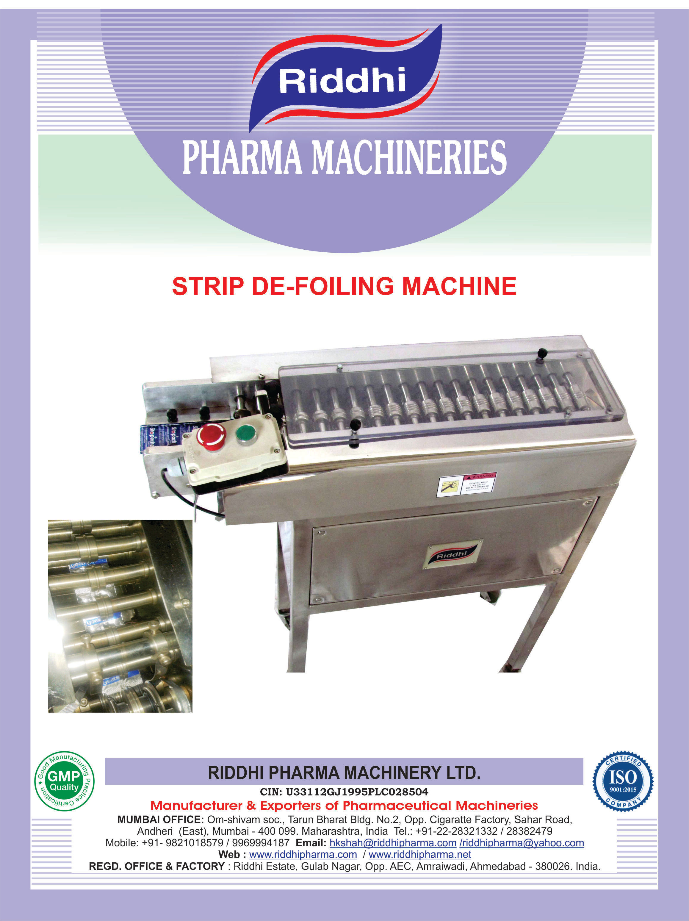 STRIP DE FOILING MACHINE