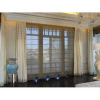 White Electric Curtain For Hotel