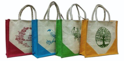 Jute Bags Carry Size: 12*14*4