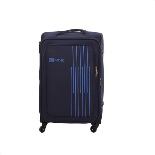 Mne Trolley Bag Wheels Navy Blue Design Modern at Best Price in