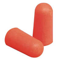 3m Ear Plugs - Rubber Material, Unisex Fit, Bright Red Color | Designed For Noise Reduction In Concerts, Sports, And Industrial Work