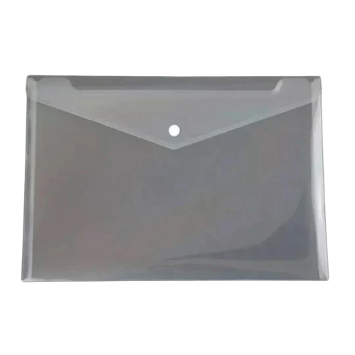 Transparent Plastic Button File Folder - High Quality Plastic, Various Sizes Available | Ideal for Document Organization and Storage