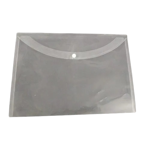 A4 Single Button File Folder - Plastic Material, A4 Size | High Quality Design For Document Organization