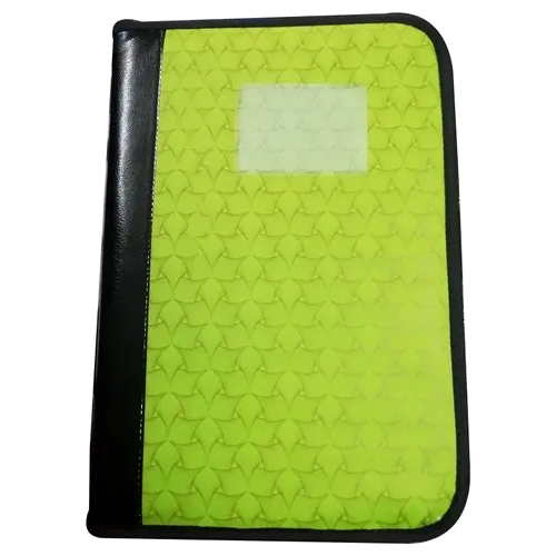 Leather Document File Holder - High Quality Leather, Rectangular Shape, Plain Style | Ideal for Office Use, Durable and Elegant Design