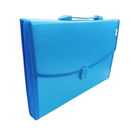 B813F Plastic File Folder Bag - High Quality Plastic, Rectangular Shape, Plain Style | For Document Storage and Organization