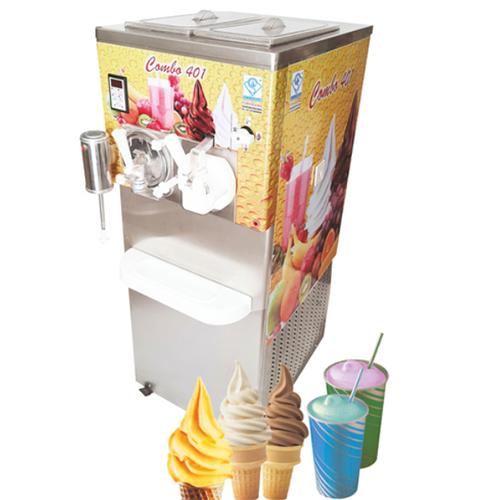 Single Flavour Softy Ice Cream With Thick Shake Combo 401G G 6