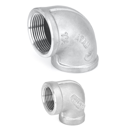 Stainless Steel Elbow - Color: Silver