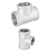 Stainless Steel Tee 304 - Color: Silver