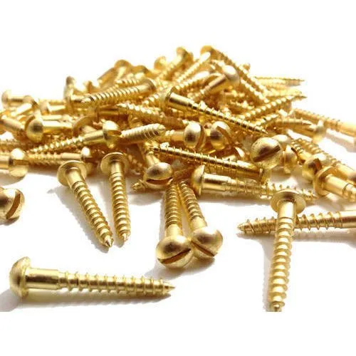Brass Round Head Screws And Pins