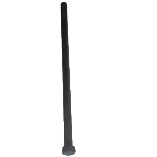 Hex Head Bolt - Chrome Plated, 1/2-2 Inch Diameter | Black Finish for Industrial Use