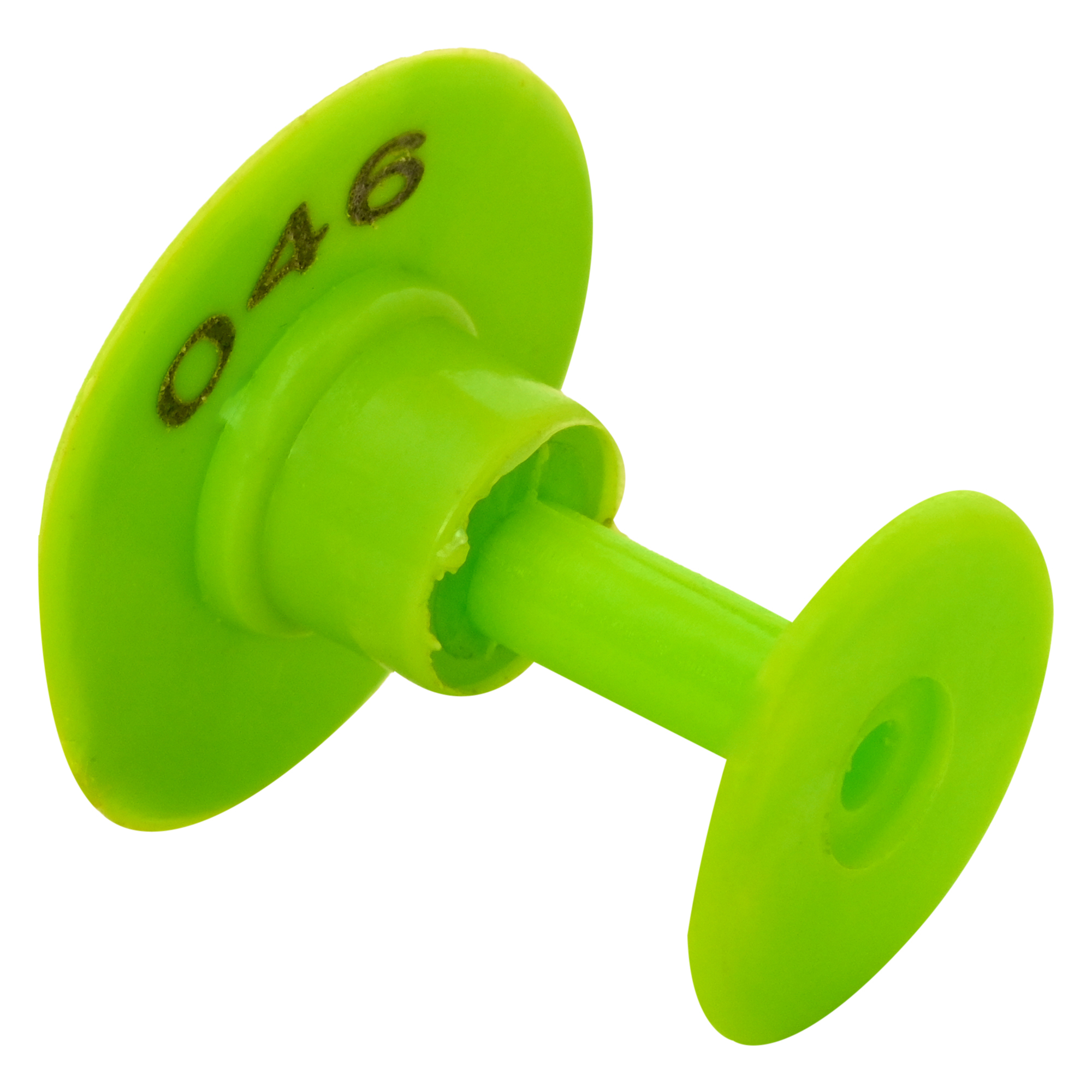 Round Pig Ear Tag ( Green )