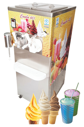 Single Flavour Softy Ice Cream With Thick Shake Combo 401P G 9